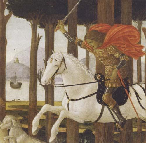 Sandro Botticelli Novella di Nastagio degli Onesti Spain oil painting art